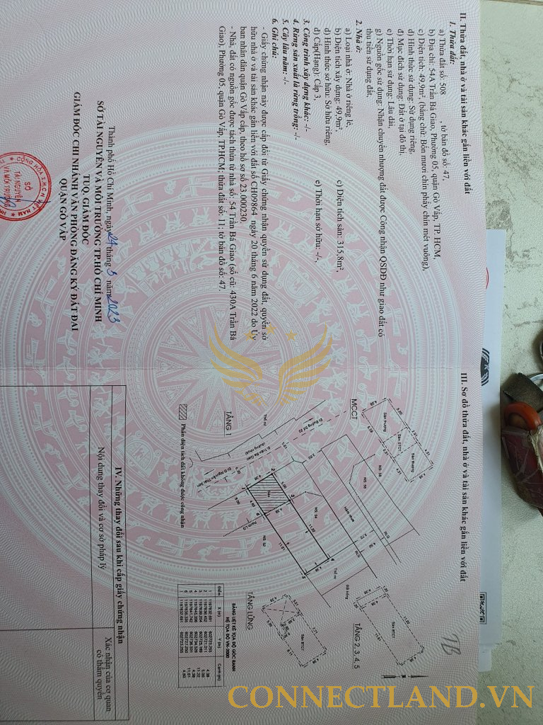 Bán Khách Sạn 54 Trần Bá Giao Phường 5 Quận Gò Vấp