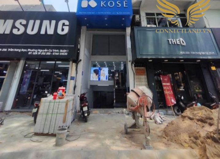 Cho Thuê Mặt Bằng Mặt Tiền 202 Trần Hưng Đạo Phường Nguyễn Cư Trinh Quận 1