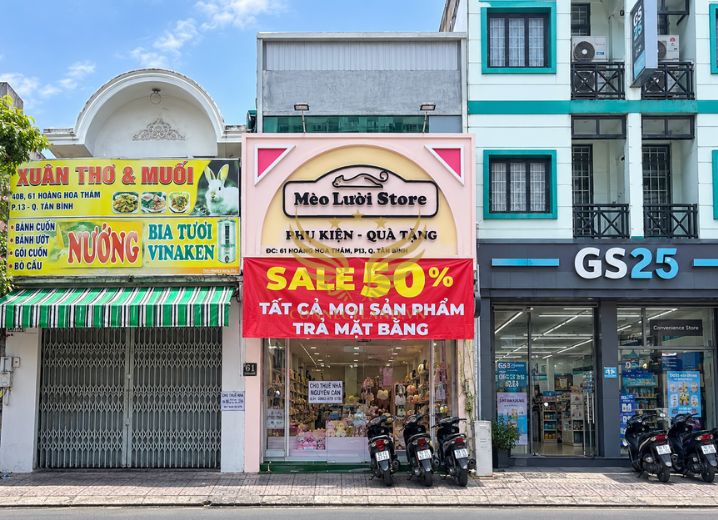 Cho Thuê Mặt Bằng 61 Hoàng Hoa Thám Phường 13 Quận Tân Bình