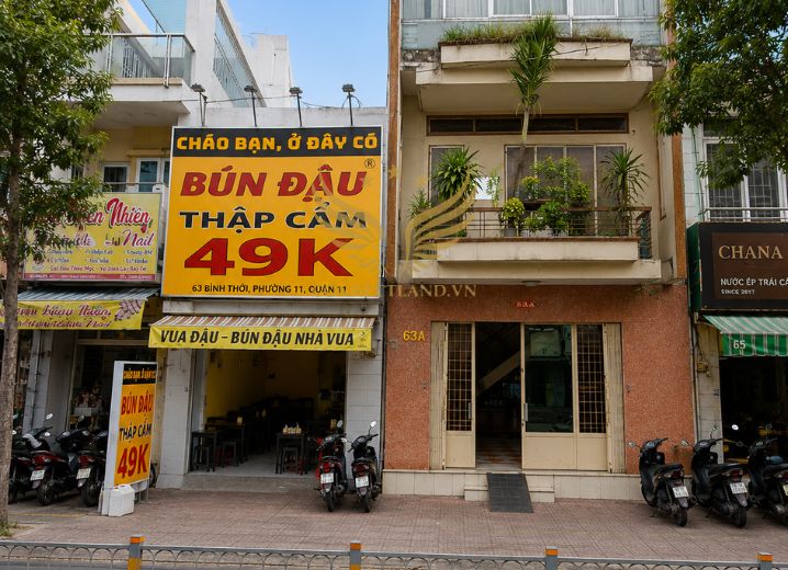 Cho Thuê Mặt Bằng 63 Bình Thới Phường 11 Quận 11