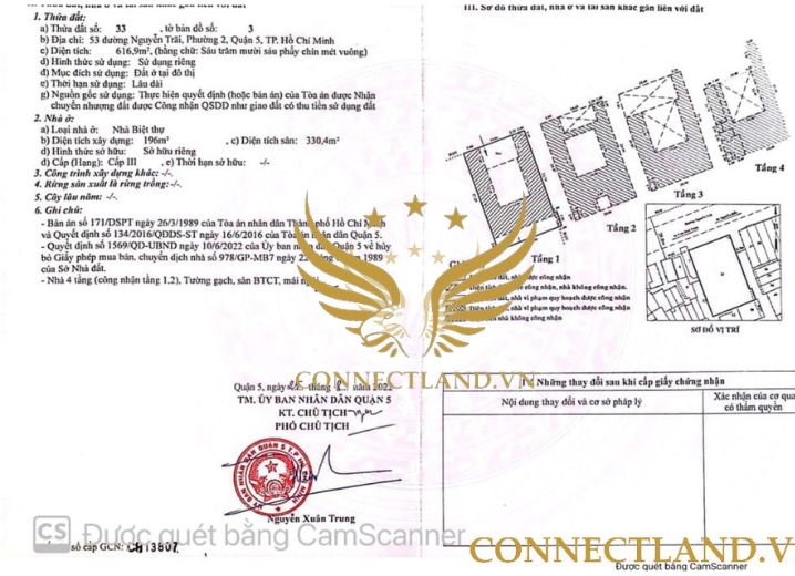 Cho Thuê Tòa nhà 53 Nguyễn Trãi Phường 1 Quận 5