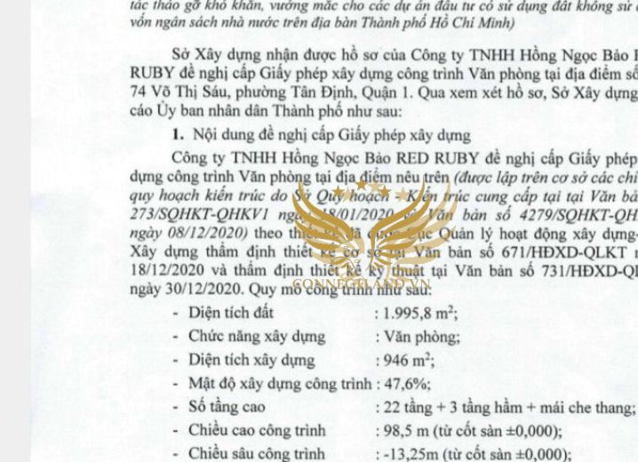 Cho Thuê Tòa nhà 72-74 Võ Thị Sáu Phường Tân Định Quận 1