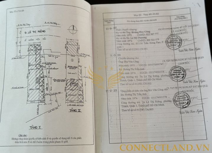 Bán Nhà 15 Lê Thị Riêng Phường Bến Thành Quận 1