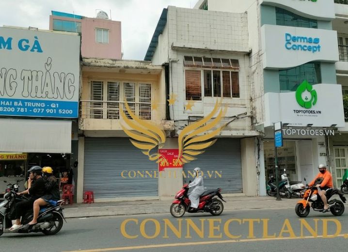 Bán Nhà 374-376 Hai Bà Trưng Phường Tân Định Quận 1