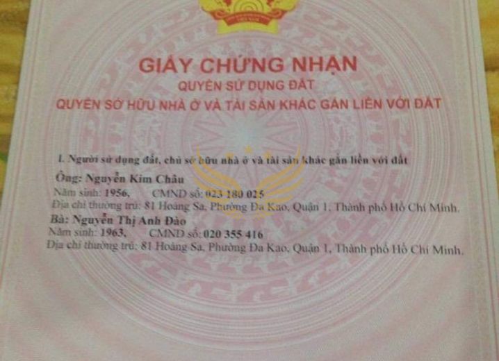 Bán Nhà 81 Hoàng Sa Phường Đa Kao Quận 1