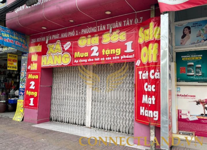 Cho Thuê Mặt Bằng 288 Huỳnh Tấn Phát Phường Tân Thuận Tây Quận 7