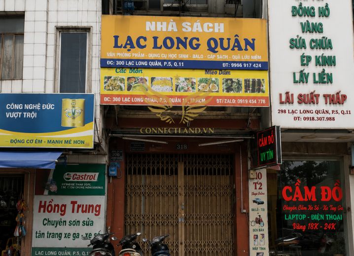 Cho Thuê Mặt Bằng 300 Lạc Long Quân Phường 5 Quận 11