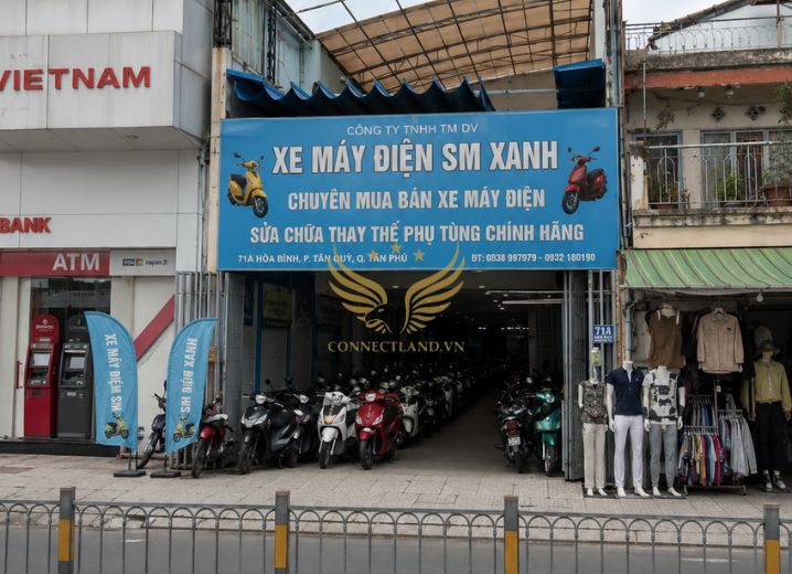 Cho Thuê Mặt Bằng 71A Hòa Bình phường Tân Quý Quận Tân Phú