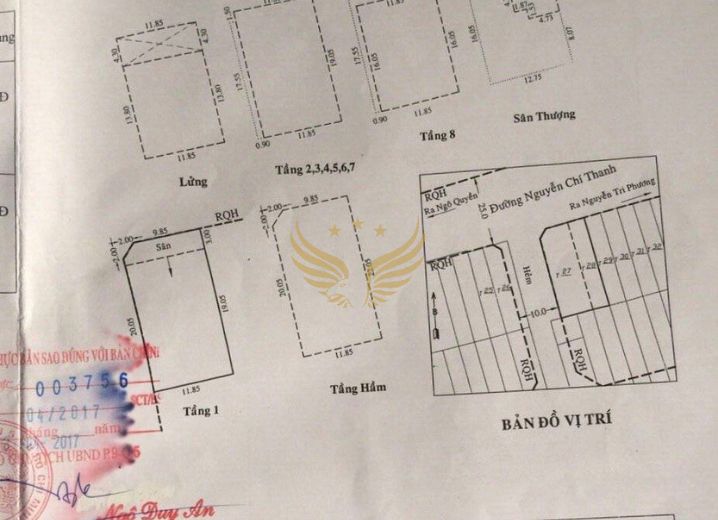 Cho Thuê Tòa nhà 133 Nguyễn Chí Thanh Phường 1 Quận 5
