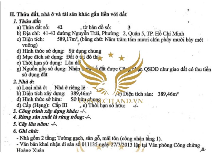 Cho Thuê Tòa nhà 41-43 Nguyễn Trãi Phường 1 Quận 5