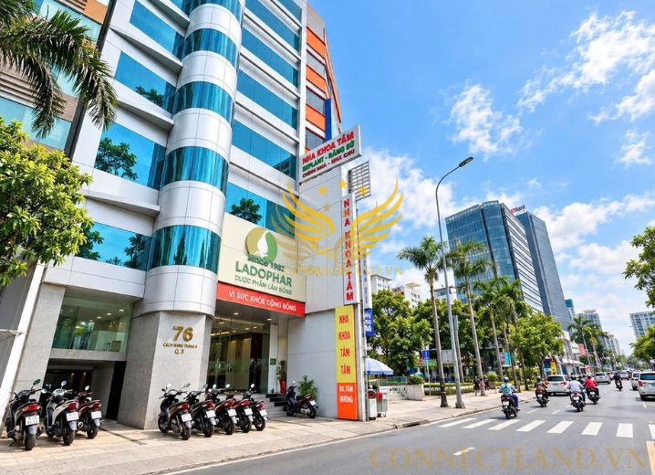 Cho Thuê Văn Phòng 76 Cách Mạng Tháng Tám Phường 6 Quận 3