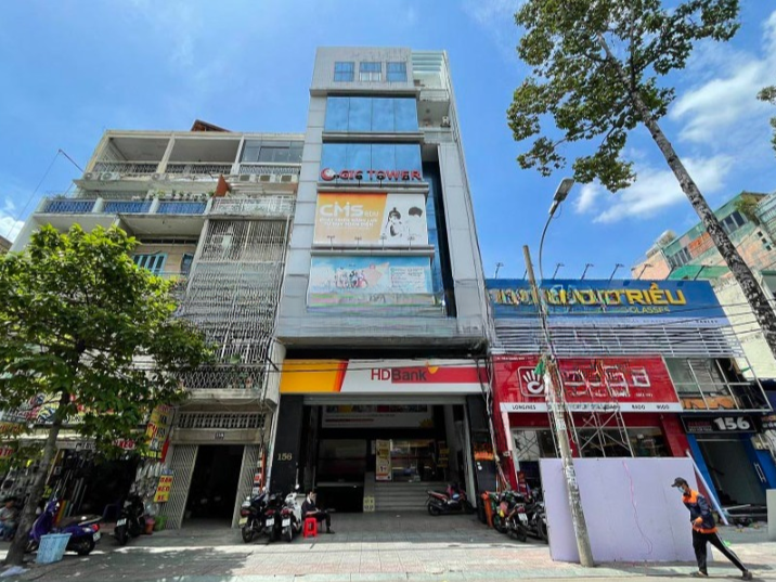 Cho thuê văn phòng tòa nhà GIC Tower số 156 đường Trần Quang Khải, Phường Tân Định, Quận 1.
