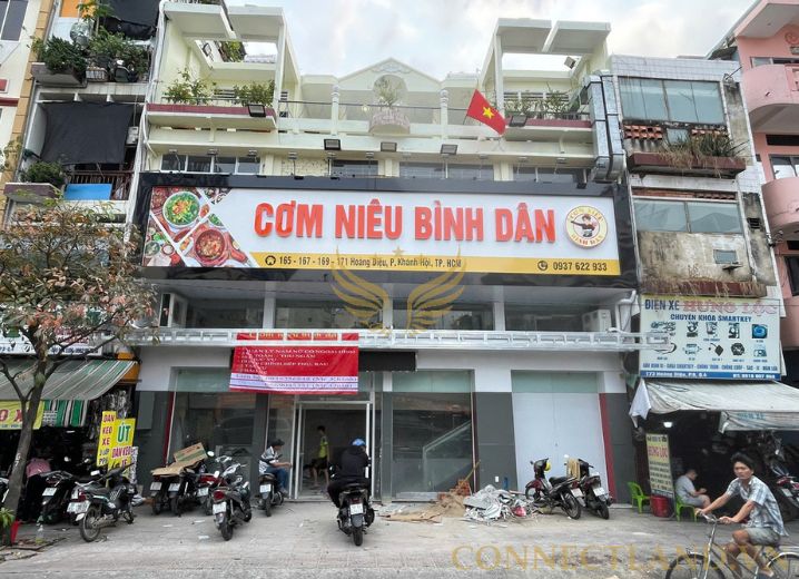 Cho Thuê Mặt Bằng 165-167-169-171 Hoàng Diệu Phường 1 Quận 4