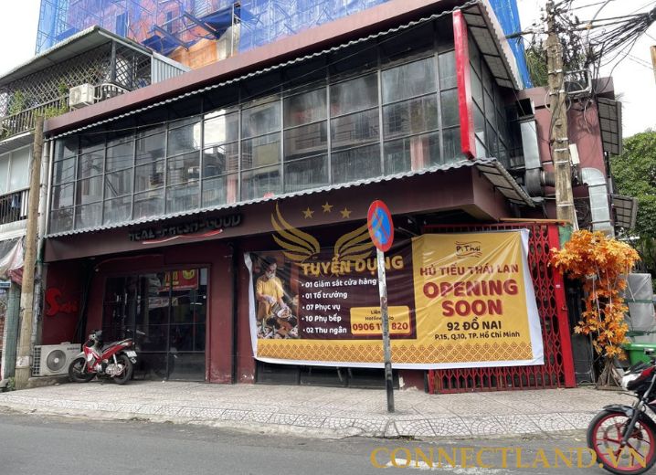 Cho Thuê Mặt Bằng 92 Đồng Nai Phường 15 Quận 10