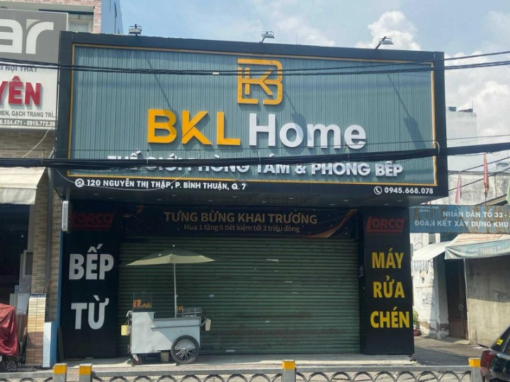 Cho Thuê Mặt Bằng GÓC 2MT Số 120 Đường Nguyễn Thị Thập Với Hẻm 118, Phường Bình Thuận, Quận 7, DT: 8x42m, 1 trệt, DTSD: 336m2
