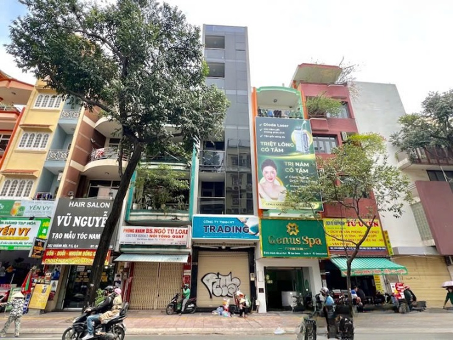 Cho Thuê Mặt Bằng Mặt Tiền 278 Đường Khánh Hội, Phường 5, Quận 4, DT: 4x18m, 1 Trệt 5 Lầu, DTSD 642m2