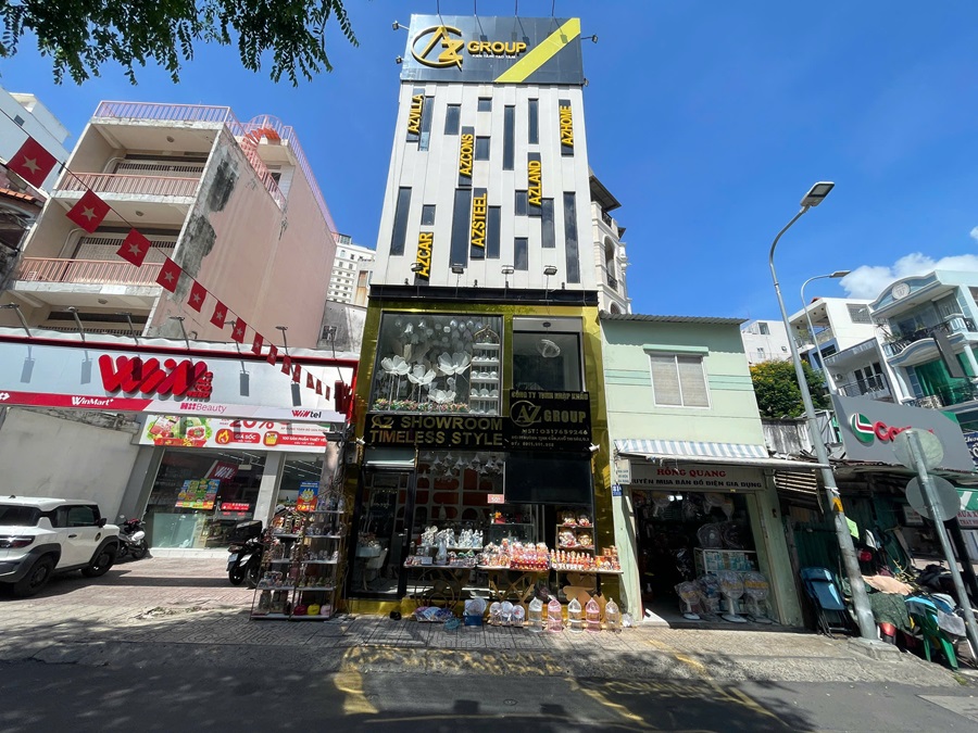 Cho Thuê Mặt Bằng Mặt Tiền 81 đường Huỳnh Tịnh Của, phường 6, Quận 3, DT: 5.1×4.2m, 1 Trệt 3 Lầu, DTSD: 85,68m2