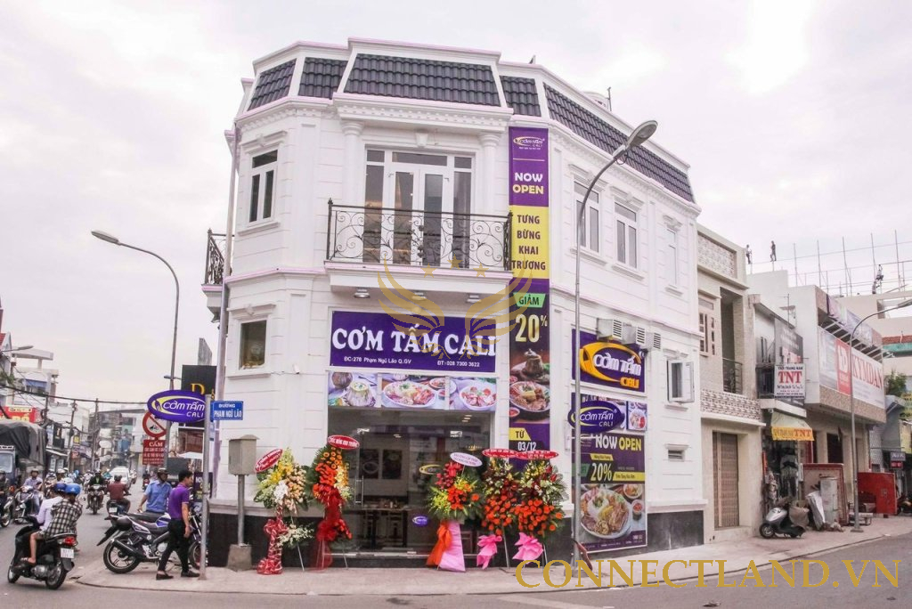 Cho Thuê Mặt Bằng GÓC 2 Mặt Tiền 278 Đường Phạm Ngũ Lão Và Nguyễn Văn Nghi, Phường 7, Quận Gò Vấp. DT:  11x6m, 1 Trệt, 2 Lầu, DTSD: 198 m2