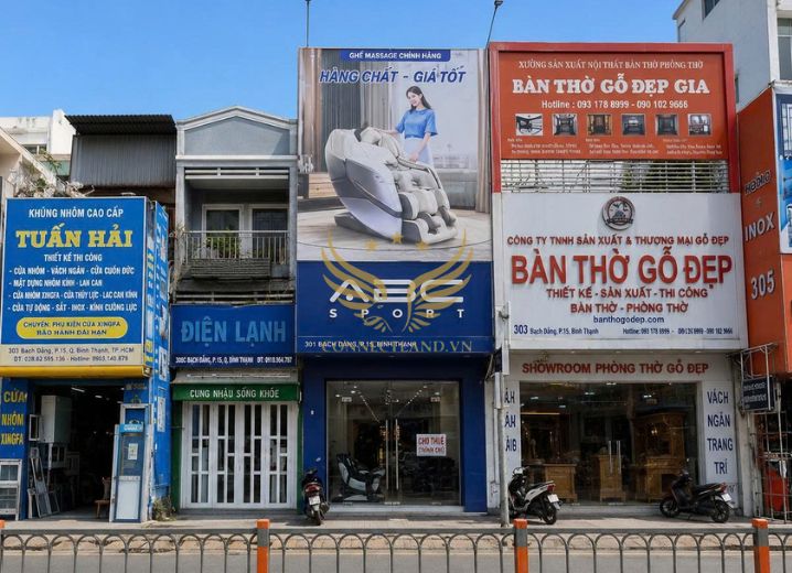 Cho Thuê Mặt Bằng 301 Bạch Đằng Phường 15 Quận Bình Thạnh