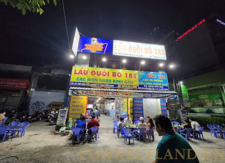 Cho Thuê Mặt Bằng 181 Điện Biên Phủ Phường 15 Quận Bình Thạnh