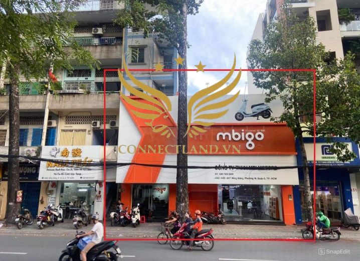 Cho Thuê Mặt Bằng Mặt Tiền 443-445 Hồng Bàng Phường 14 Quận 5