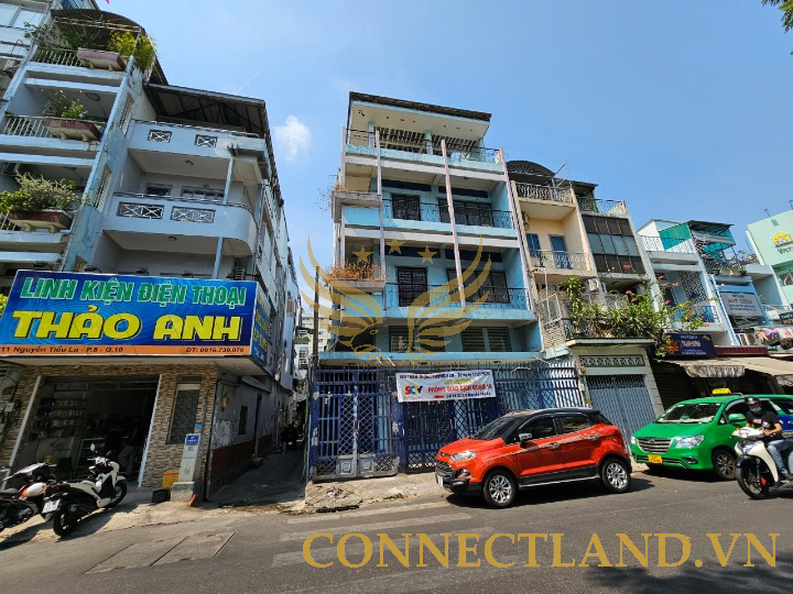 Cho Thuê Mặt Bằng GÓC 2MT Số 315-317 Đường Nguyễn Tiểu La Và Hẽm 313, Phường 8, Quận 10, DT: 8x12m, 1 trệt, 1 lửng, 2 lầu, ST, DTSD: 288m2