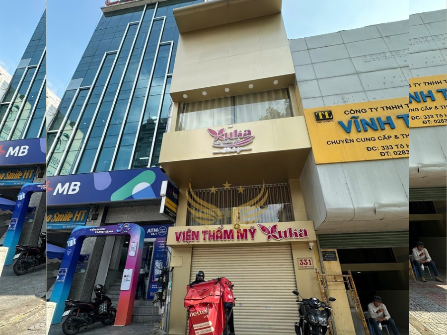 Cho Thuê Mặt Bằng Mặt Tiền Số 331 Đường Tô Hiến Thành, Phường 13, Quận 10, DT: 4.5x23m, 1 trệt, 3 lầu, thang máy, DTSD: 414m2