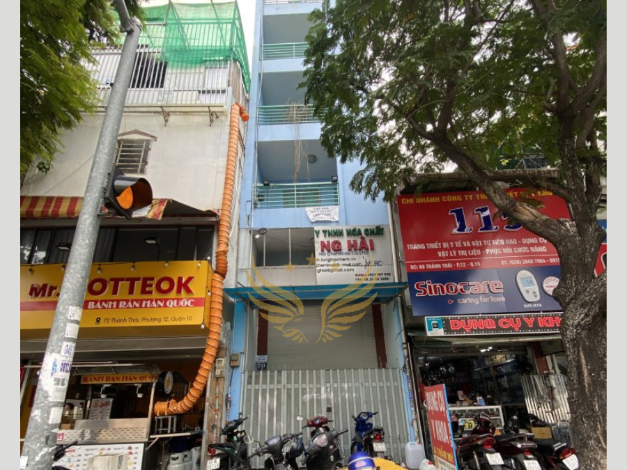 Cho Thuê Mặt Bằng Mặt Tiền Số 70 Đường Thành Thái, Phường 12, Quận 10, DT:  4x17m, 1 hầm, 1 trệt, 5 lầu, DTSD: 408m2