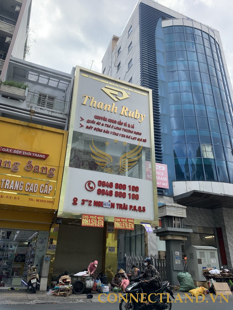 Cho Thuê Mặt Bằng Mặt Tiền 372 Đường Nguyễn Trãi , Phường 8, Quận 5, DT: 4x17m, 1 Trệt 2 Lầu, DTSD 204m2