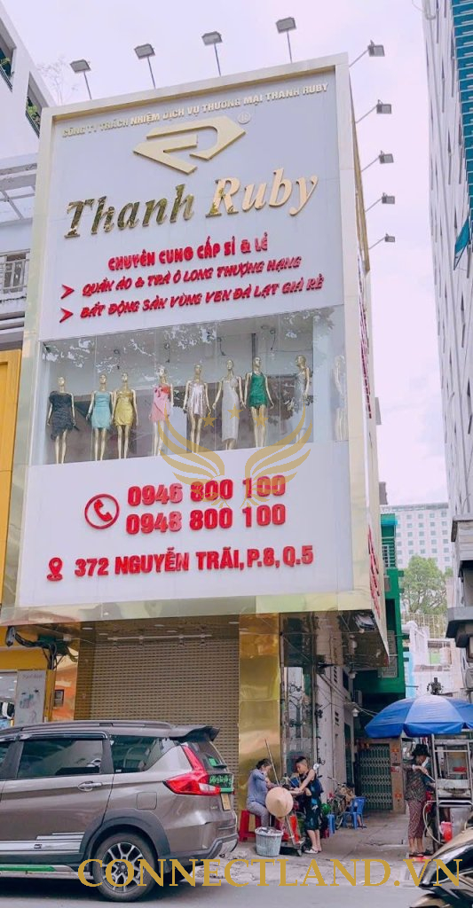 Cho Thuê Mặt Bằng Mặt Tiền 372 Đường Nguyễn Trãi , Phường 8, Quận 5, DT: 4x17m, 1 Trệt 2 Lầu, DTSD 204m2