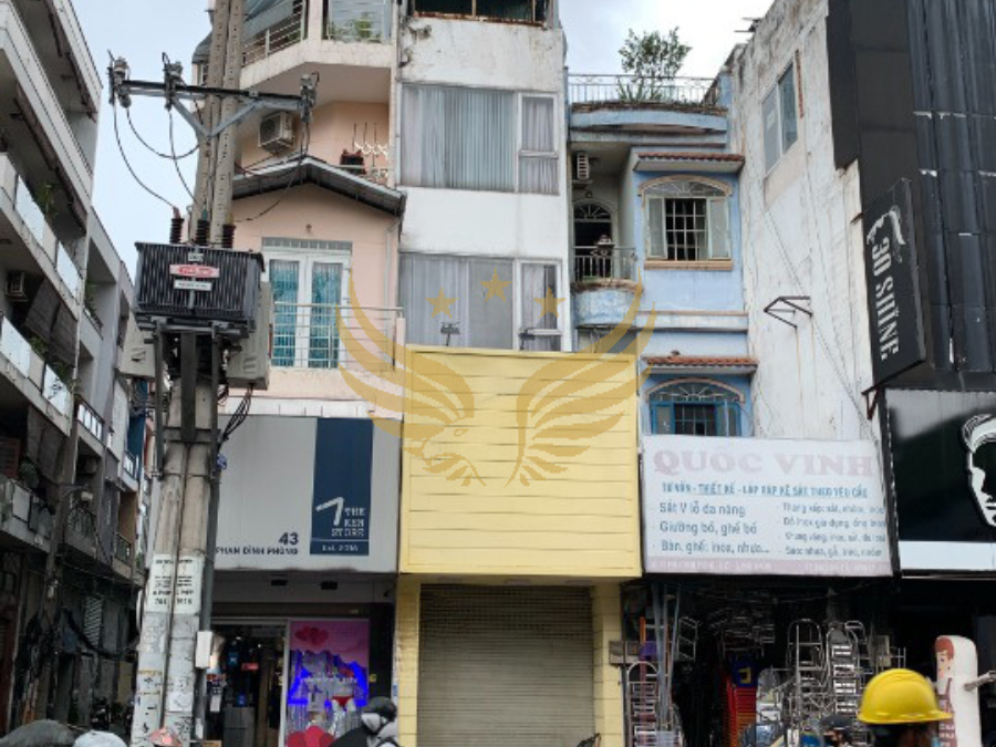 Cho Thuê Mặt Bằng Mặt Tiền số 45 Đường Phan Đình Phùng, Phường 17, Quận Phú Nhuận, DT: 3.2x14m, 1 trệt, 3 lầu, DTSD: 179m2