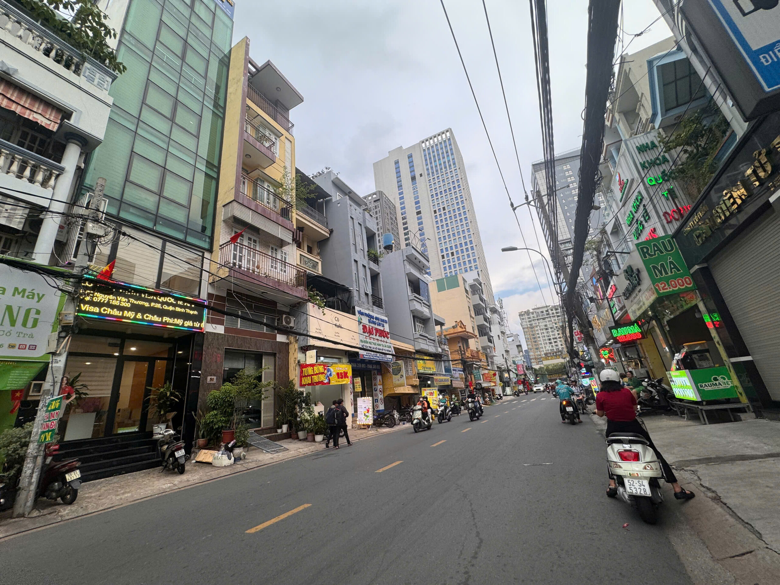 Cho Thuê Mặt Bằng Mặt Tiền số 52 Đường Nguyễn Văn Thương, Phường 25, Quận Bình Thạnh, DT: 4.2×14.5m, 1 trệt 5 lầu ST TM, DTSD: 362m2