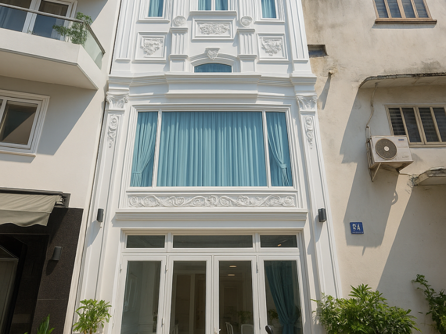 Cho Thuê Mặt Bằng Mặt Tiền số 68 Đường Hoa Đào, Phường 2, Quận Phú Nhuận, DT: 4.4x12m, 1 trệt, 1 lửng, 2 lầu, ST, DTSD: 158m2