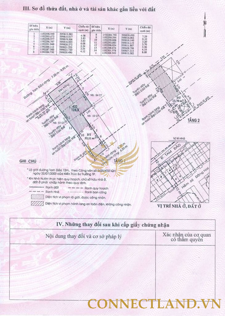 Bán Nhà 52CT Tam Đảo Phường 15 Quận 10
