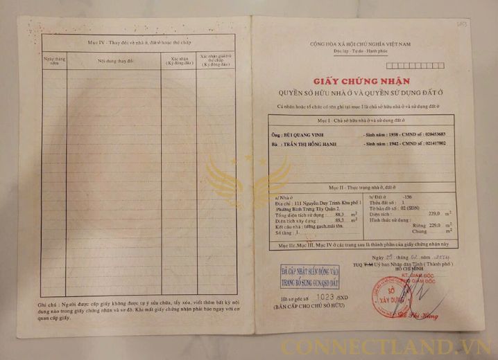 Bán Nhà 111 Nguyễn Duy Trinh Phường Bình Trưng Tây Quận 2