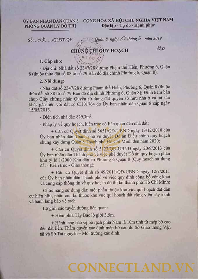 Bán nhà 2347/28 Phạm Thế Hiển Phường 6 Quận 8
