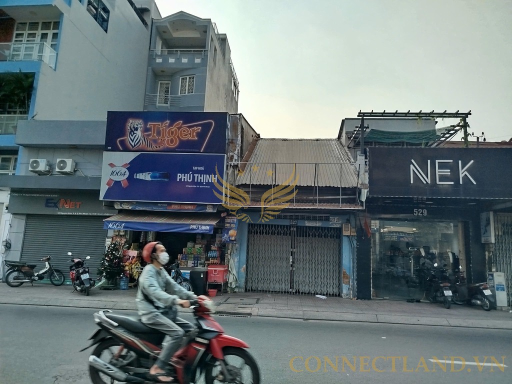Bán Nhà Mặt Tiền  527 Đường Nguyễn Kiệm, Phường 9, Quận Phú Nhuận, DT: 4x24m, 1 Trệt 1 Lầu , DTSD 192m2