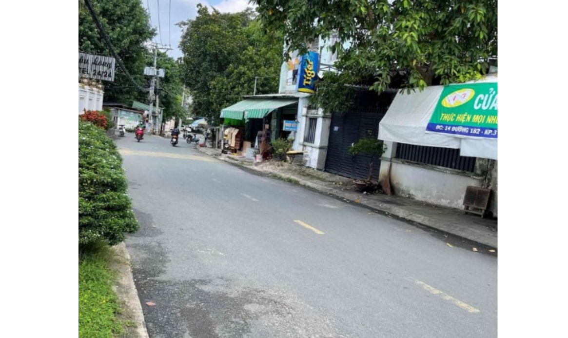 Bán nhà mặt tiền số 14 đường 182, phường Tăng Nhơn Phú A, Quận 9, DT: 7x18m; 1 trệt, Diện tích 120m2