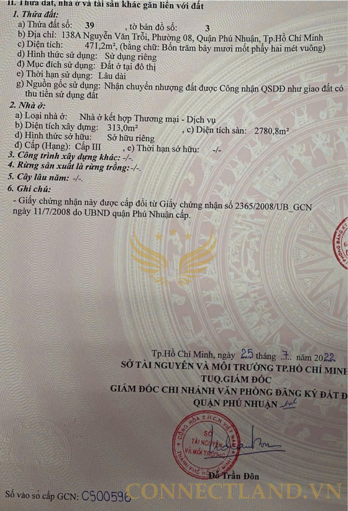 Bán Nhà 138A Nguyễn Văn Trỗi Phường 8 Quận Phú Nhuận