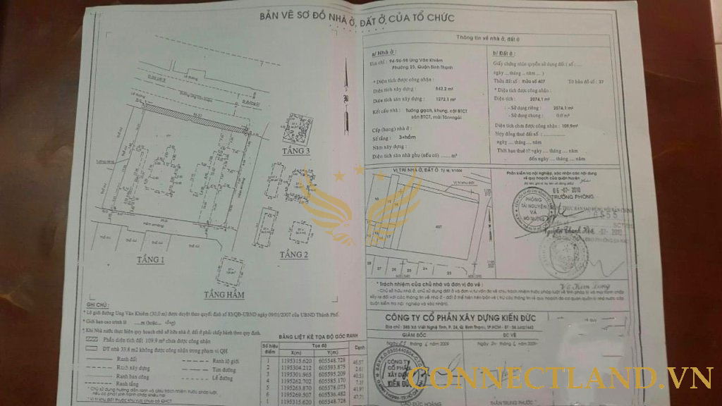 Bán Nhà 92-94-96-98 Ung Văn Khiêm Phường 25 Quận Bình Thạnh