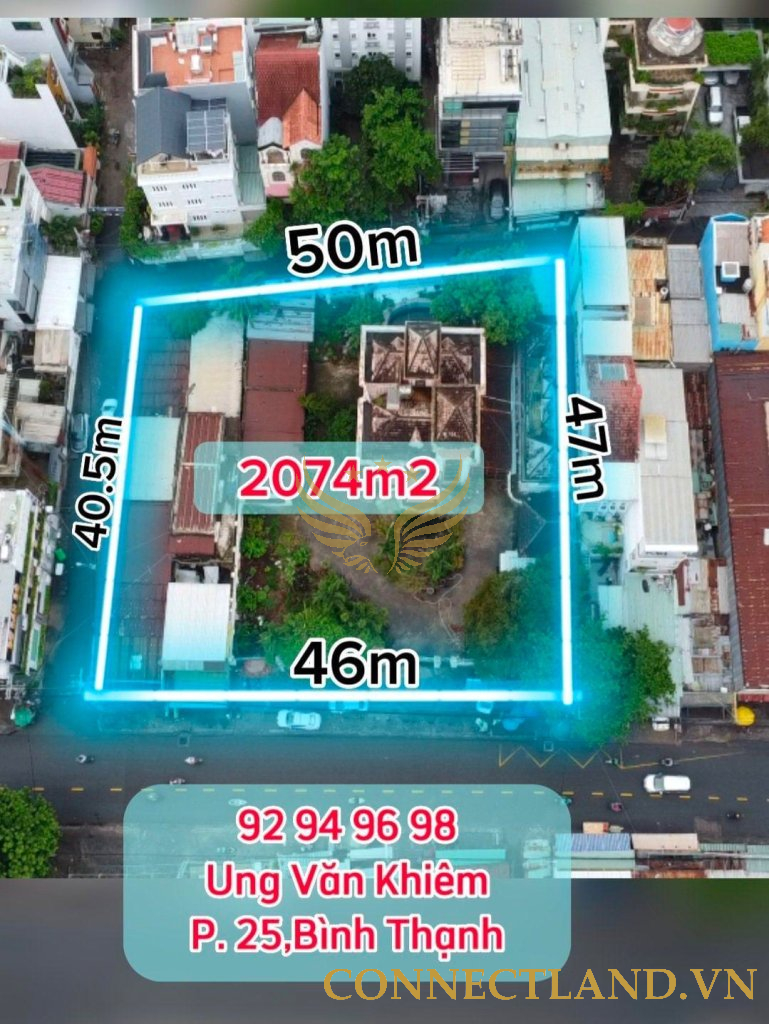 Bán Nhà 92-94-96-98 Ung Văn Khiêm Phường 25 Quận Bình Thạnh