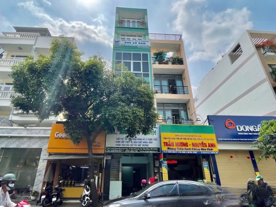 Bán Nhà Mặt Tiền 18 đường Trương Vĩnh Ký, phường Tân Thành, Quận Tân Phú, DT: 4x16m, 1 Trệt 1 Lửng 4 Lầu Thang Máy, DTSD 320m2