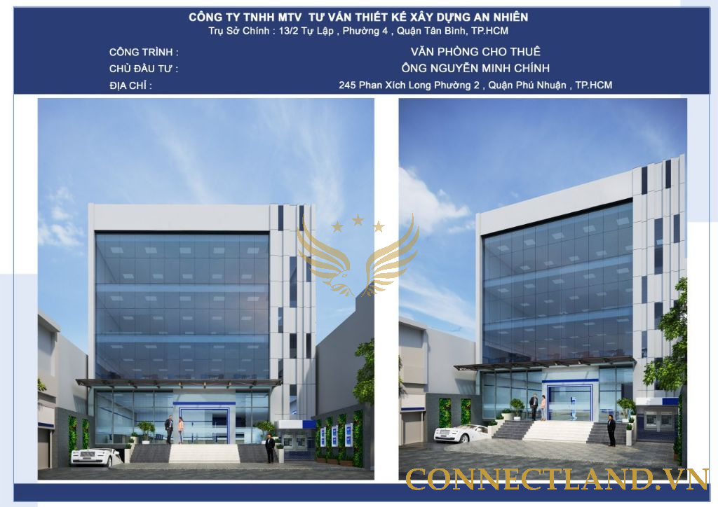Bán Nhà Mặt Tiền 245 Đường Phan Xích Long, Phường 2, Quận Phú Nhuận, DT: 15x40m, 1 Hầm 1 Trệt 5 Lầu, DTSD 3600m2