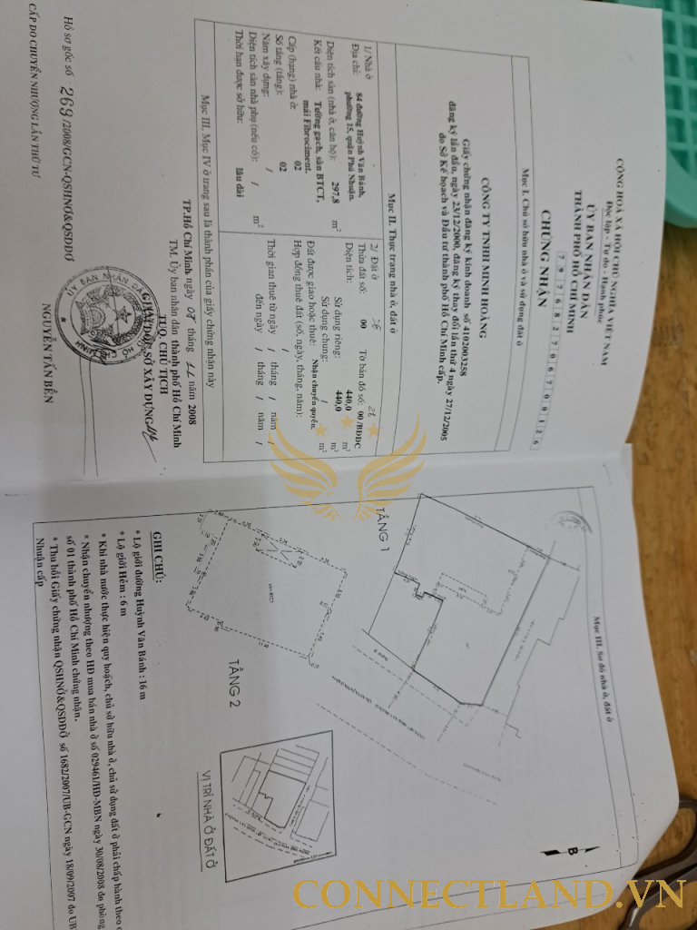 Bán Nhà 84 Huỳnh Văn Bánh Phường 15 Quận Phú Nhuận