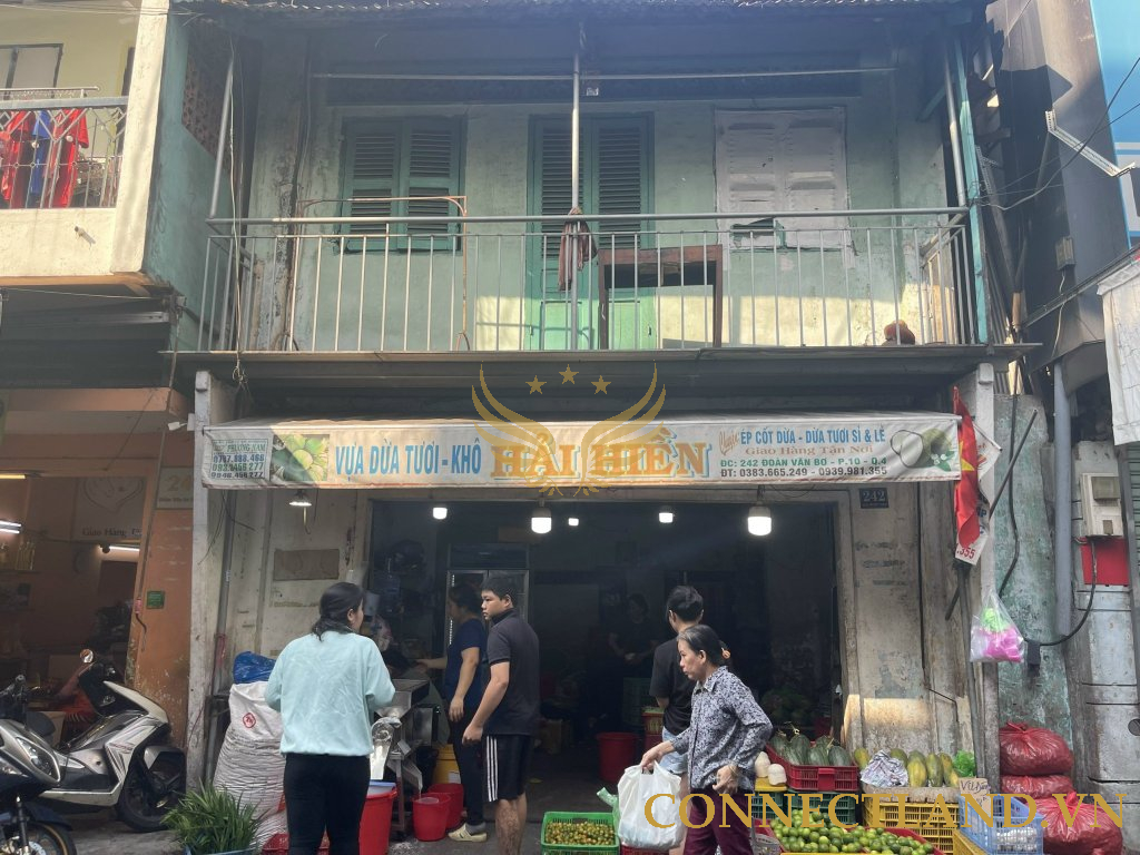 Bán Nhà Mặt Tiền số 242 Đường Đoàn Văn Bơ, Phường 10, Quận 4, DT: 5x18m Nở hậu 6.3m, 1 trệt, DTCN: 107m2