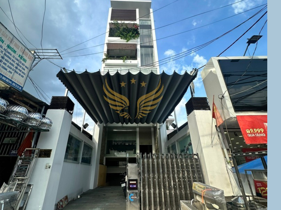 Cho Thuê Tòa Nhà Mặt Tiền Số 367 Đường Đỗ Xuân Hợp, Phường Phước Long B, Quận 9, DT: 6x30m,1 hầm, 1 trệt, 1 lửng, 5 lầu, thang máy, DTSD: 900m2