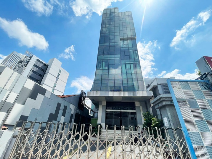 Cho Thuê Tòa Nhà Mặt Tiền Số 107-109 Đường Man Thiện, Phường Hiệp Phú, Quận 9, DT: 11.3x42m Nở hậu 12.5m, 1 hầm, 1 trệt, 1 lửng, 7 lầu, 2 thang máy, DTSD: 2.983,3m2
