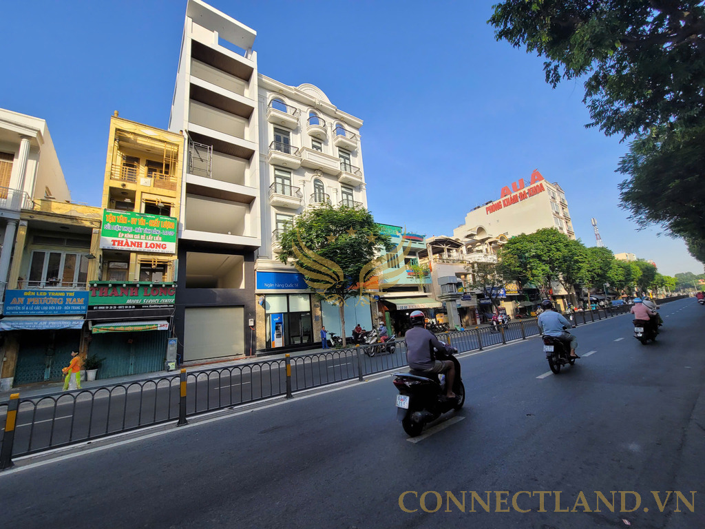 Cho Thuê Tòa Nhà 2MT Trước Sau Số 387 Đường Nguyễn Văn Luông, Phường 12, Quận 6, DT: 4.6x35m Nở hậu 6m, 1 trệt, 1 lửng, 4 lầu, thang máy, ST, DT: 147m2
