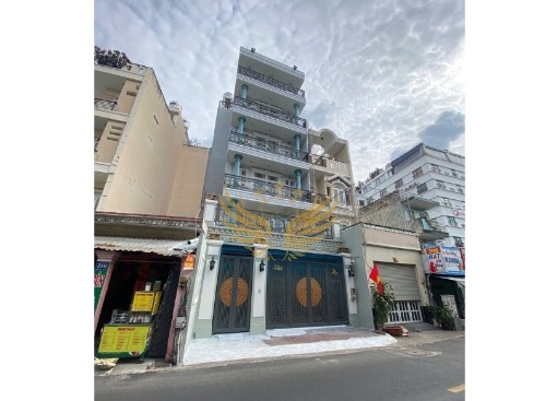 Cho Thuê Nhà Mặt Tiền 308 đường Nguyễn Văn Đậu, phường 11, Quận Phú Nhuận, DT: 7.1×15.4m, 1 Trệt 5 Lầu Thang Máy, DTSD 656m2