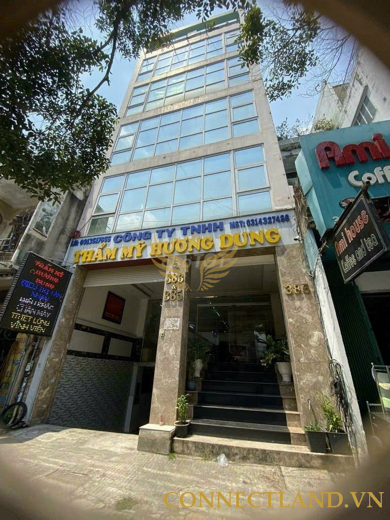 Cho Thuê Tòa Nhà 383-385 Đường Lạc Long Quân, Phường 5, Quận 11, DT: 7x18m, 1 Hầm, 1 Trệt, 4 Lầu, Thang Máy, DTSD: 630m2